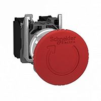 Кнопка Harmony 22 мм² 220В, IP69, Красный | код. XB4BS8445 | Schneider Electric